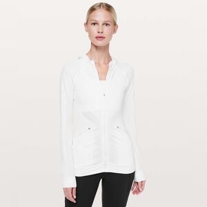 Lululemon Ventilate Jacket White Sz 10